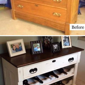 Dresser to Wine Rack
