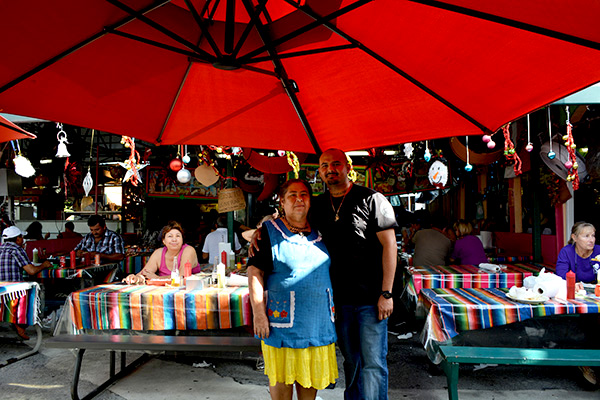 Family owners of Taqueria Aztlan of Redland Market Village