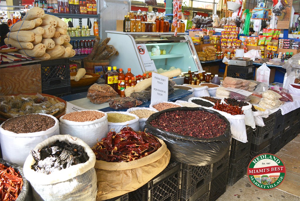 fibers, spices and grains at Redland