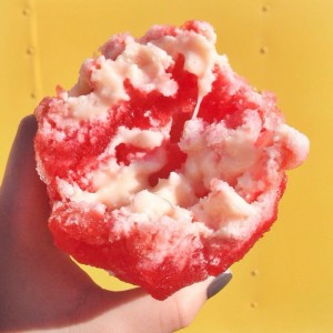 Raspao! Snow cone with leche condensada!! Courtesy Photo Stephanie P - yelp